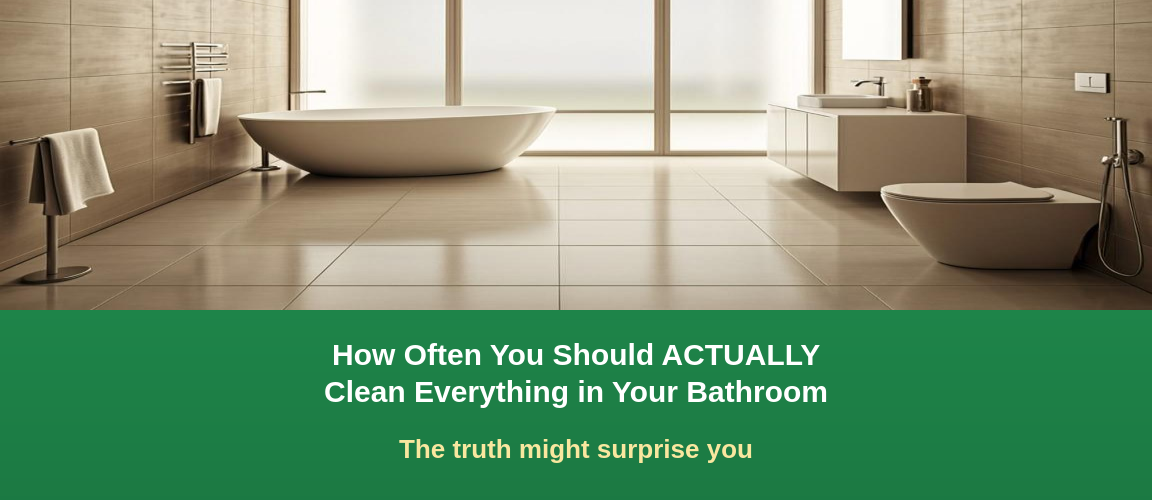 Nettoyage complet de la salle de bain avec des astuces simples