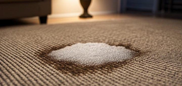 Supprimer les taches tenaces sur le tapis facilement