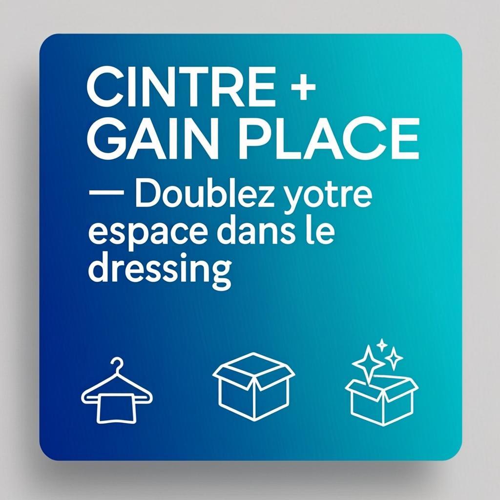 Astuce cintre pour gagner du temps dans le dressing