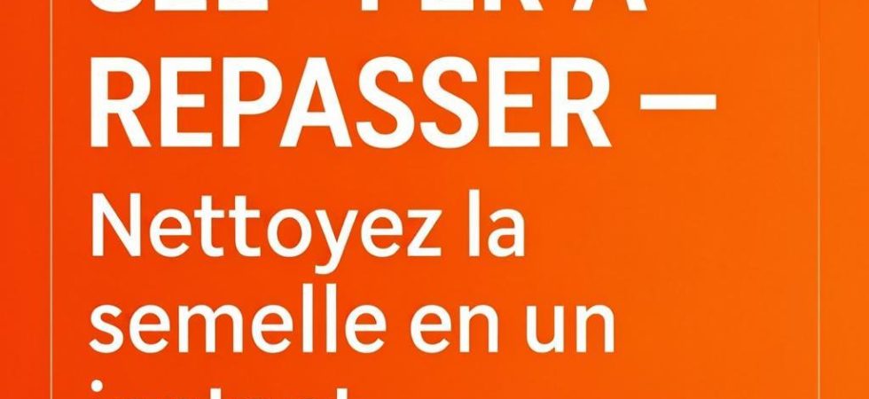 Astuce du sel sur la planche à repasser pour un repassage plus facile