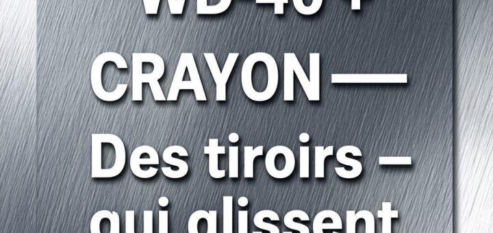Astuce WD-40 pour effacer les marques de crayon sur les murs