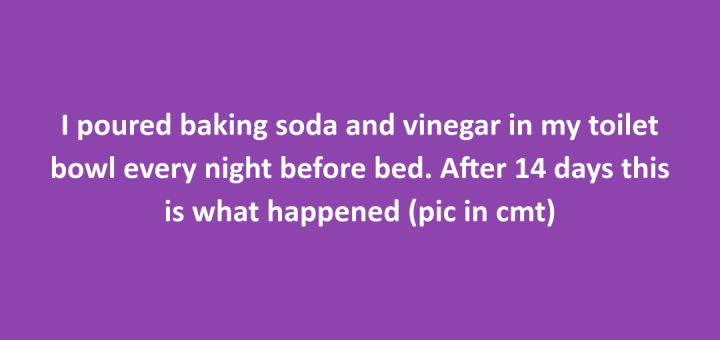 Baking soda and vinegar to clean toilet naturally