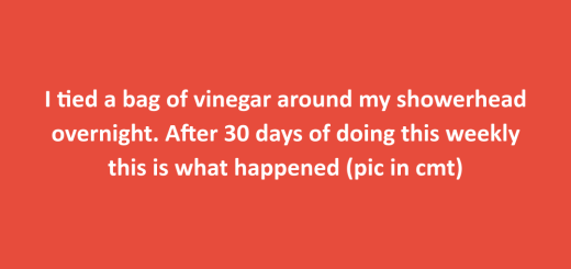 Soak showerhead in vinegar to remove mineral deposits