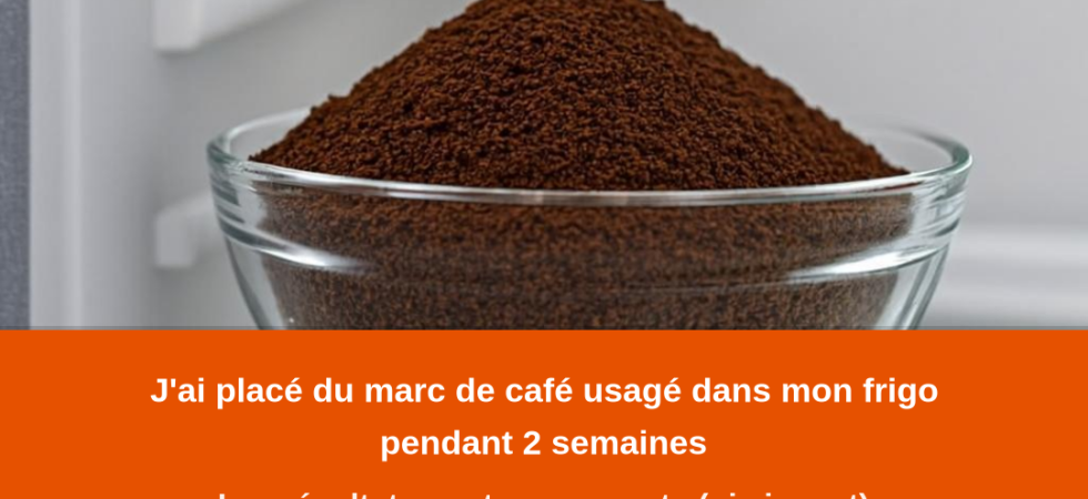 Marc de café pour absorber les mauvaises odeurs